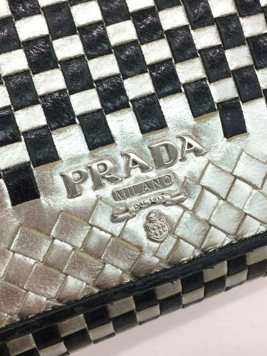 PRADA◆長財布/-/SLV/総柄/レディース/1M1132_画像3