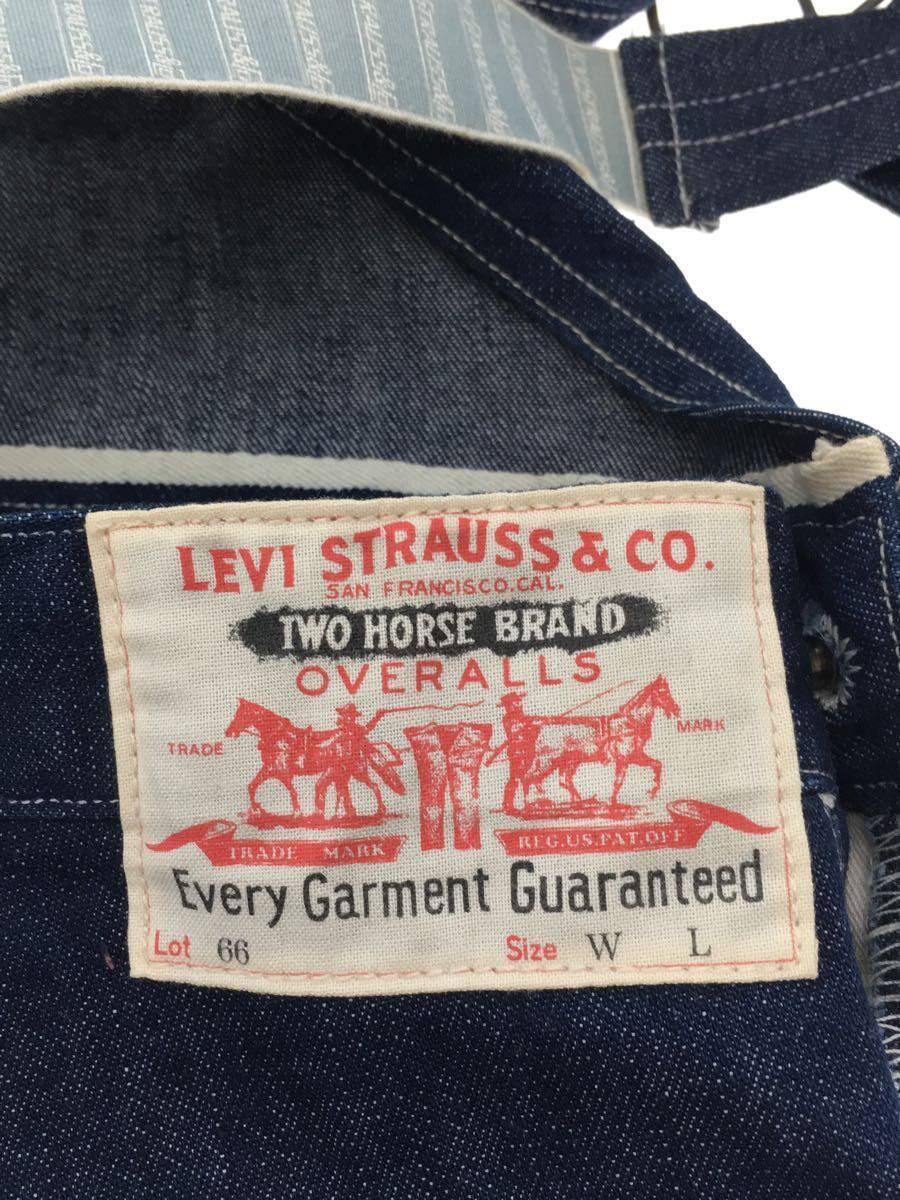 Levi's◇オーバーオール/36/コットン/IDG/無地/66000-0004/1920年復刻