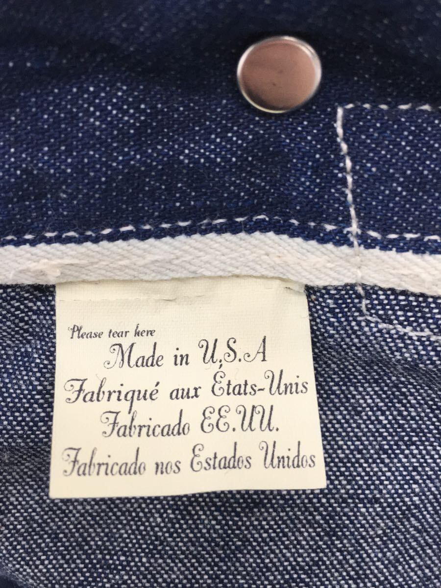 Levi's◇オーバーオール/36/コットン/IDG/無地/66000-0004/1920年復刻