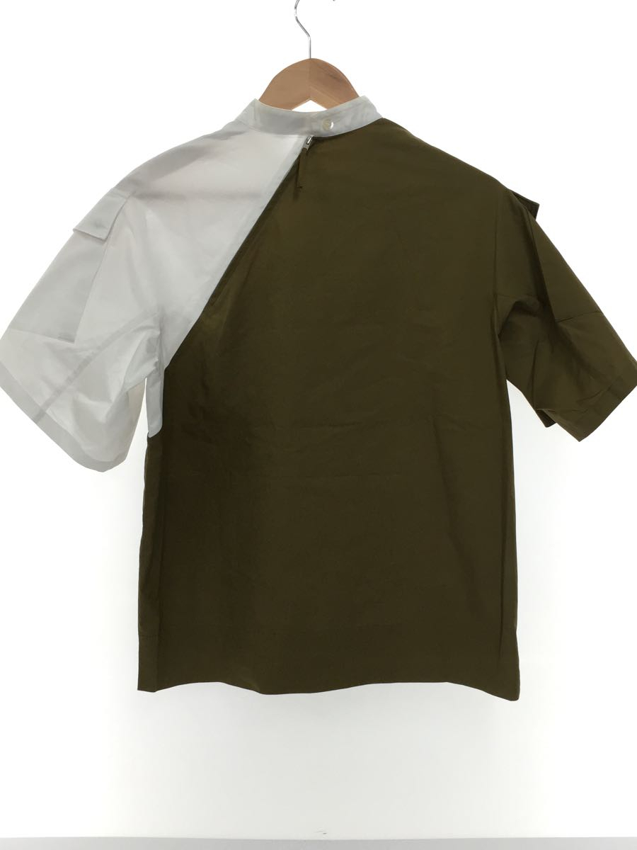 HYKE* short sleeves shirt /1/ cotton /KHK