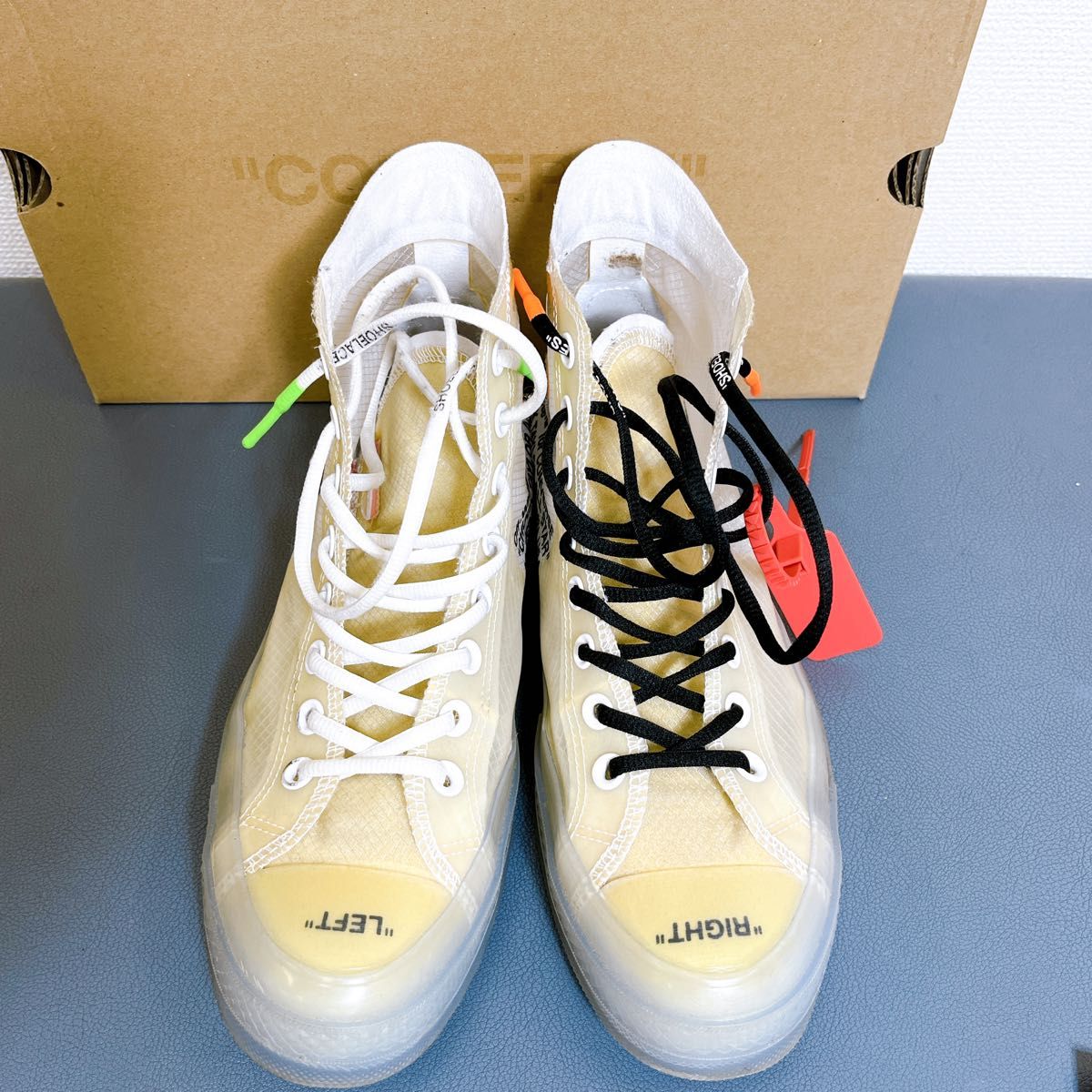 OFF-WHITE CONVERSE CHUCK TAYLOR ALL STAR コンバース オフホワイト コラボ スニーカー