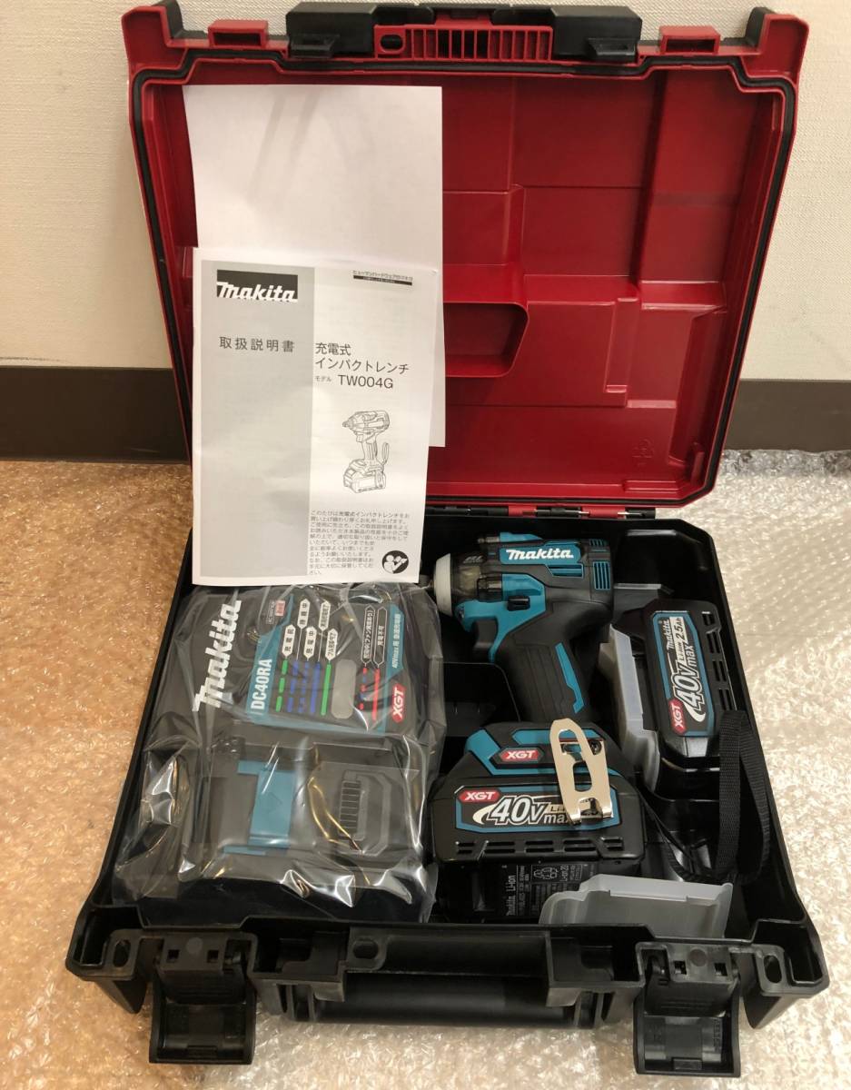 マキタ 充電式インパクトレンチ TW007GRDX 40V2.5Ah 未使用品 | ajyall.com