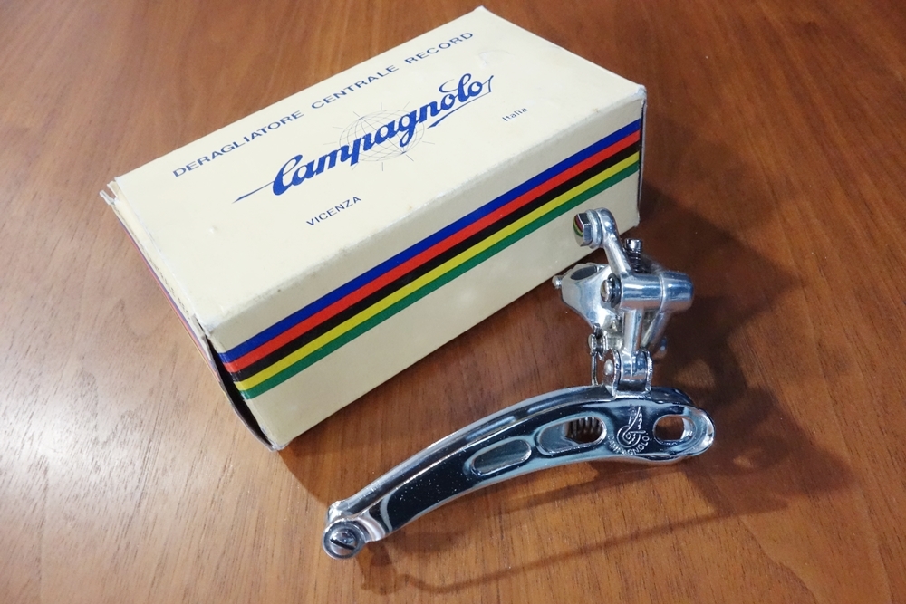 Campagnolo カンパニョーロ NUOVO RECORD FD フロントディレイラー 3穴 1970's-1980’s 新品 デッドストック ビンテージ