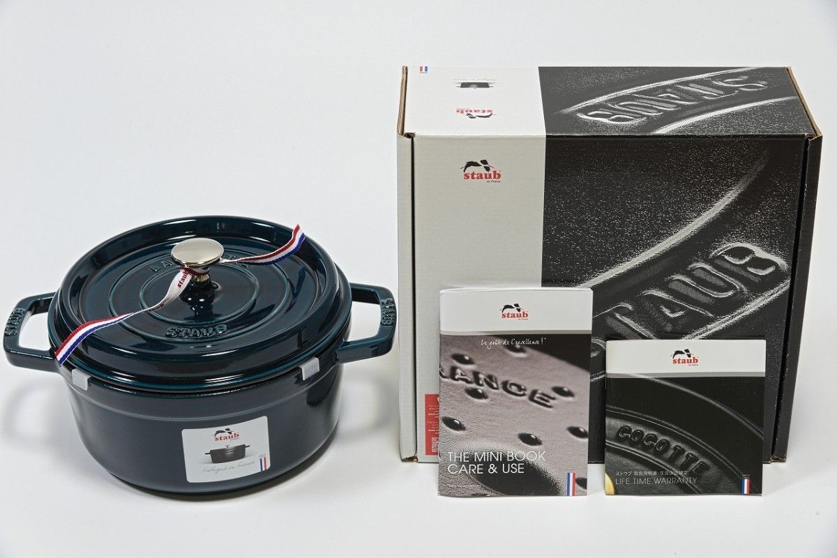 ★ストウブ STAUB ピコ・ココットラウンド 22cm ラメール 新品★