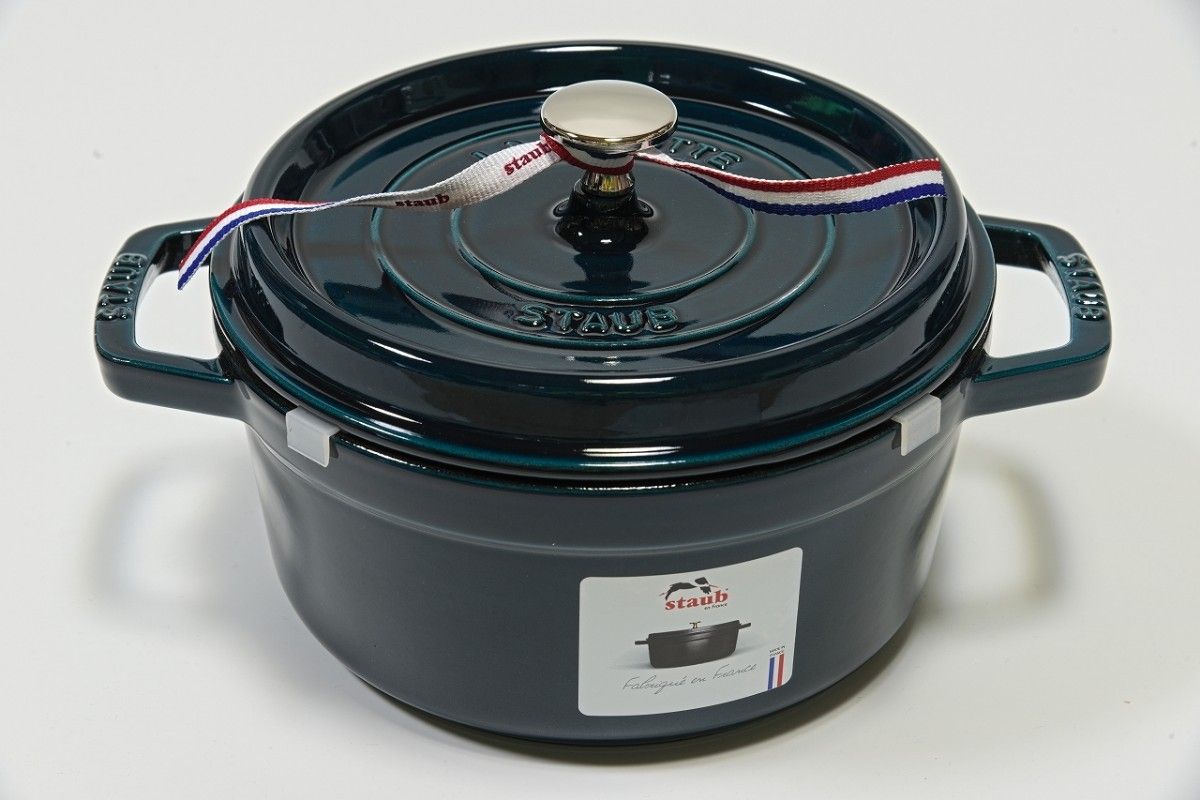 ストウブ STAUB ピコ・ココットラウンド 22cm ラメール 新品 ストウブ STAUB ピコ・ココットラウンド 22cm ラメール 新品