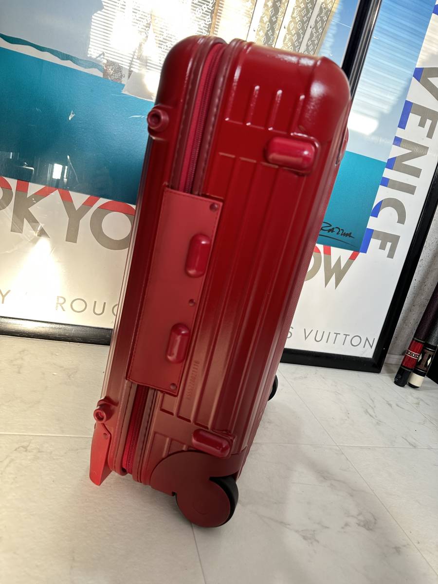 機内持ち込みサイズ RIMOWA リモワ 855.52 赤 SALSA 35L ダイアル