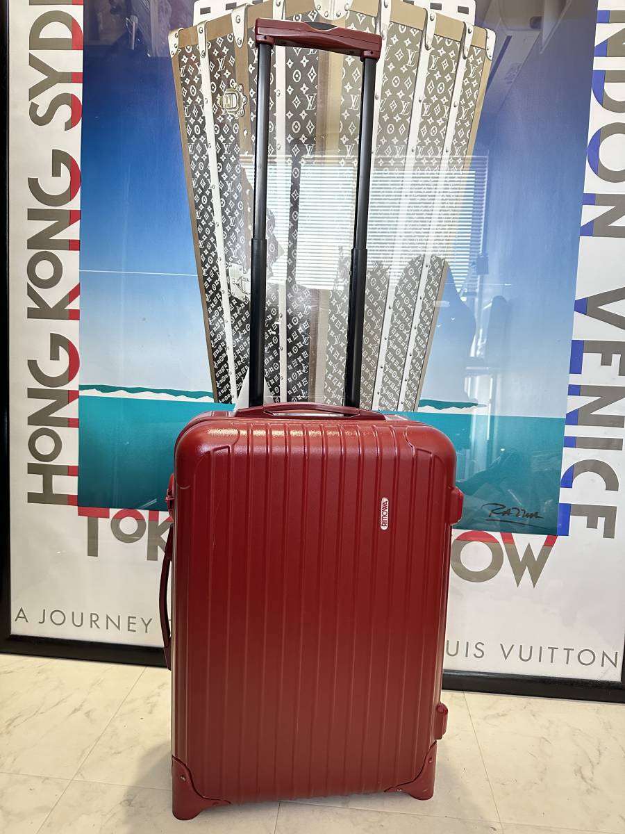 [ prompt decision / immediate payment ]! machine inside bringing in! RIMOWA Rimowa SALSA 2 wheel suitcase Carry case red red divider attaching 855.52 regular goods 