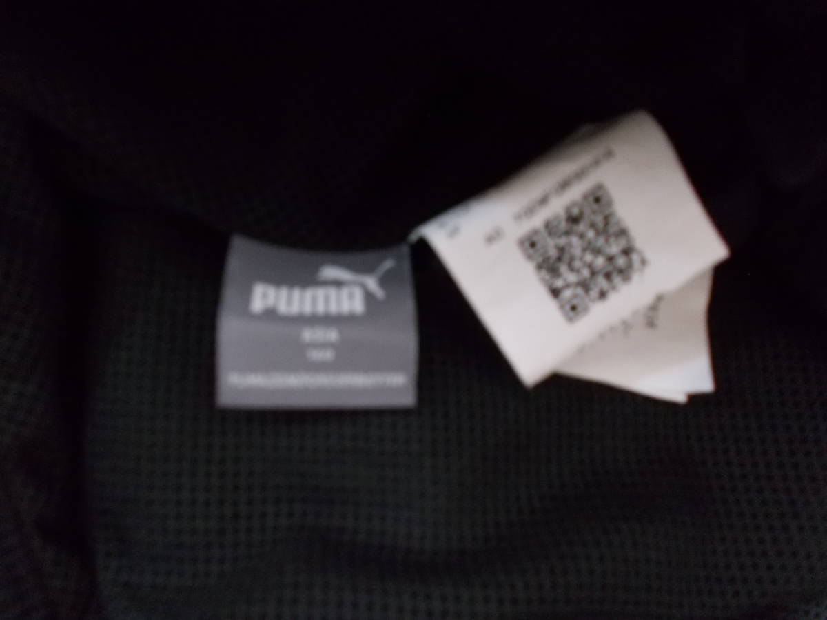 4-5 4,5 times use PUMA Puma nylon pants black black Kids sportswear half edge height shorts 160