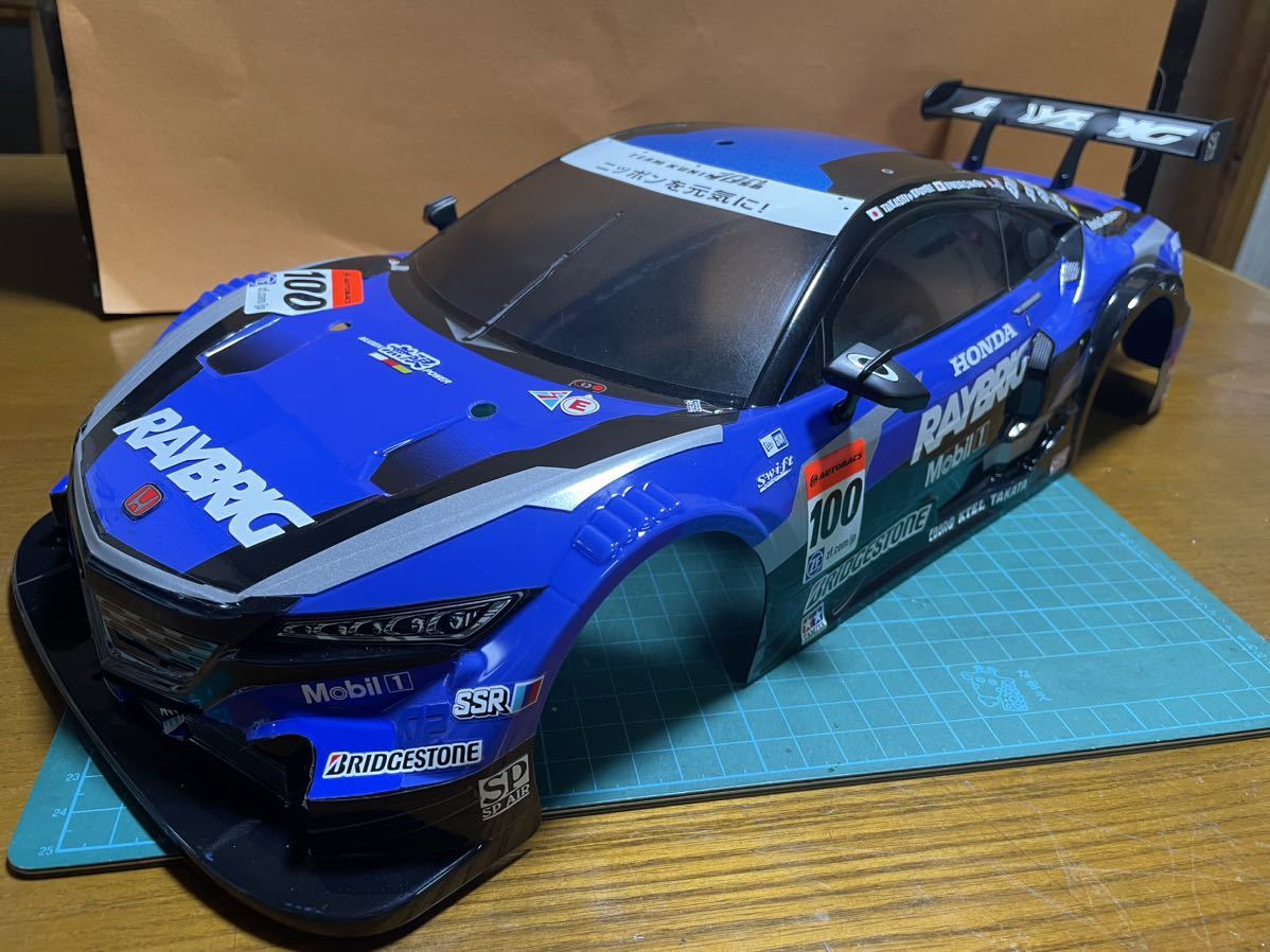 タミヤ 1/10 RC RAYBRIG NSX CONCEPT-GT ボディ 完成品