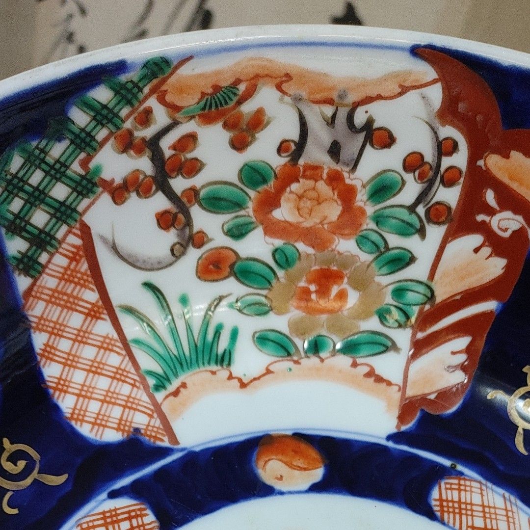 骨董品 特大鉢 時代青銘(明治~大正) 古伊万里 27 8cm×高さ11 骨董品 特大鉢 時代青銘(明治~大正) 古伊万里 27 8cm×高さ11