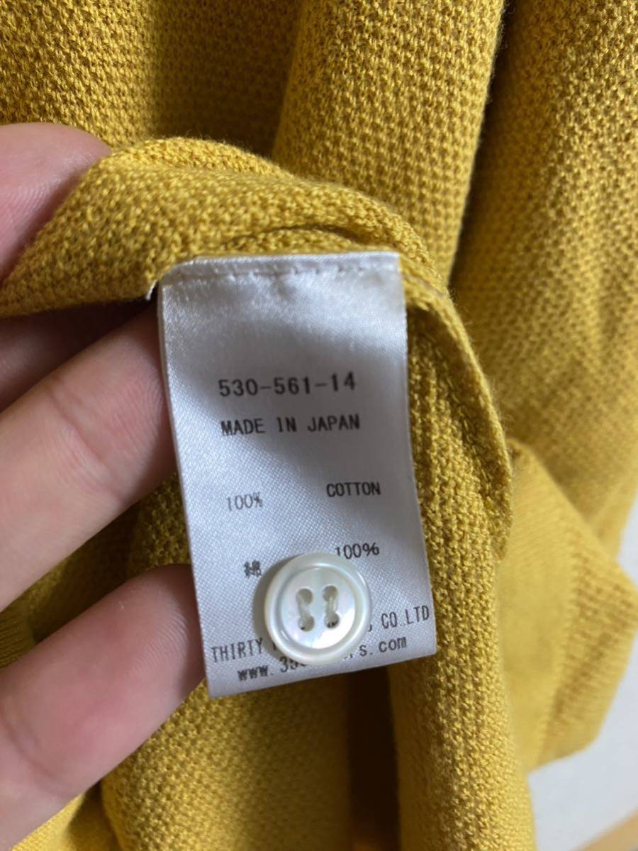 Anatomica ポロシャツ イエロー サイズ4 アナトミカ マスタード ジョンスメドレー JOHN SMEDLEY サマーニット