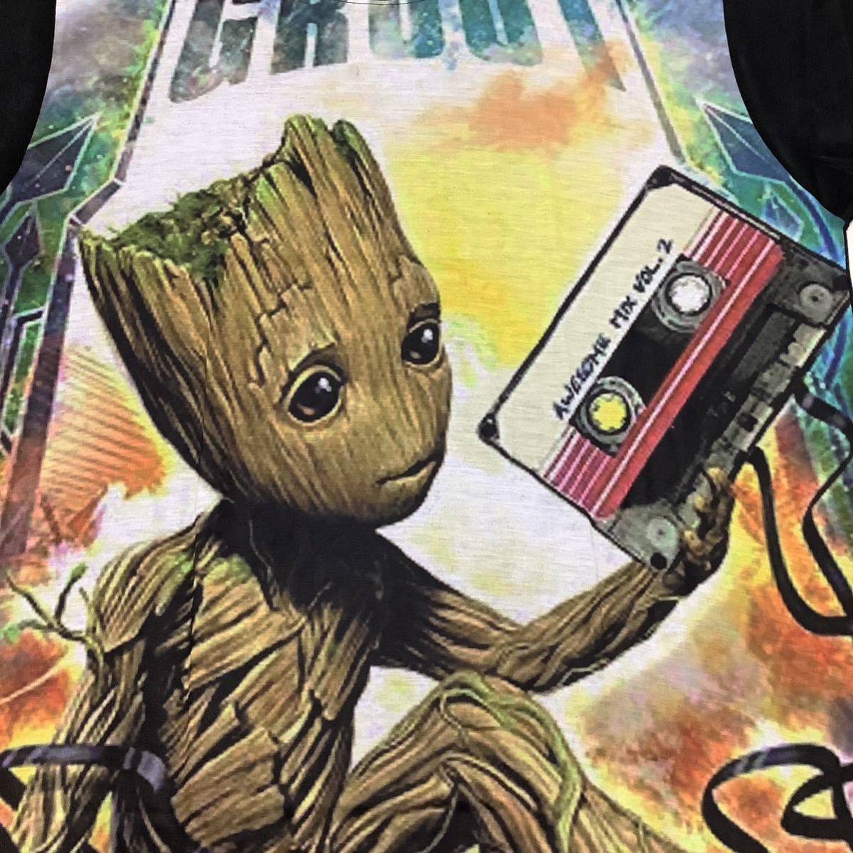 SR12D2. デザインTシャツ　XXLサイズ　Guardians of the Galaxy 12 ガーディアンズオブギャラクシー　GROOT グルート_画像2