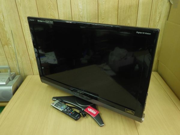 動作確認済■SHARP シャープ AQUOS アクオス 液晶TV LED ハイビジョン 32型/32インチ B-CAS/リモコン付 LC-32SC1■の画像1