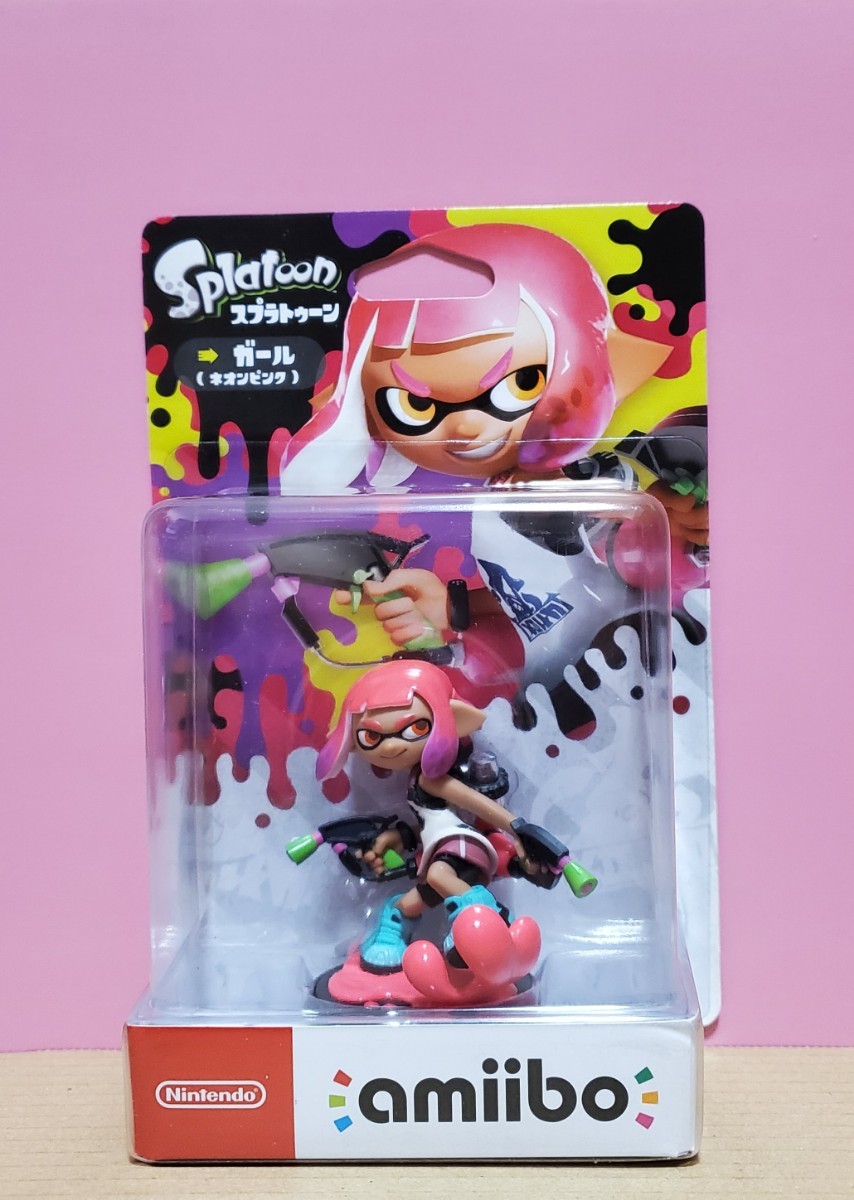 アミーボ amiibo ガール ネオンピンク スプラトゥーン シリーズ 新品