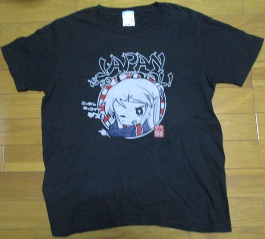 きんいろモザイク　Tシャツ　Lサイズ　JAPAN　九条カレン　COSPA　コスパ　黒　二次元_画像2