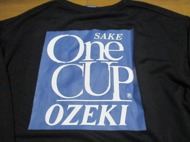 新品　ワンカップ大関　トレーナー　４L　ONE CUP　OZEKI SAKE　刺繍　ロゴ　企業　黒　デカロゴ　正規品　大きいサイズ　即決あり_画像5