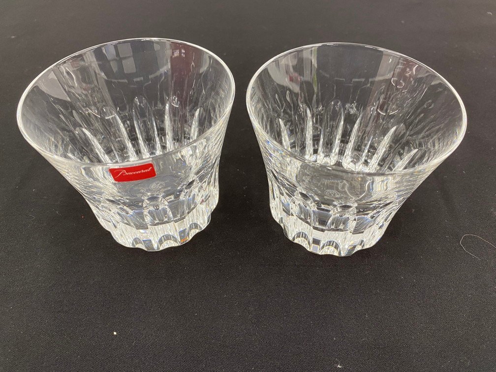 BDBA0097】Baccarat バカラ グラス 2点セット simmons.belem.br