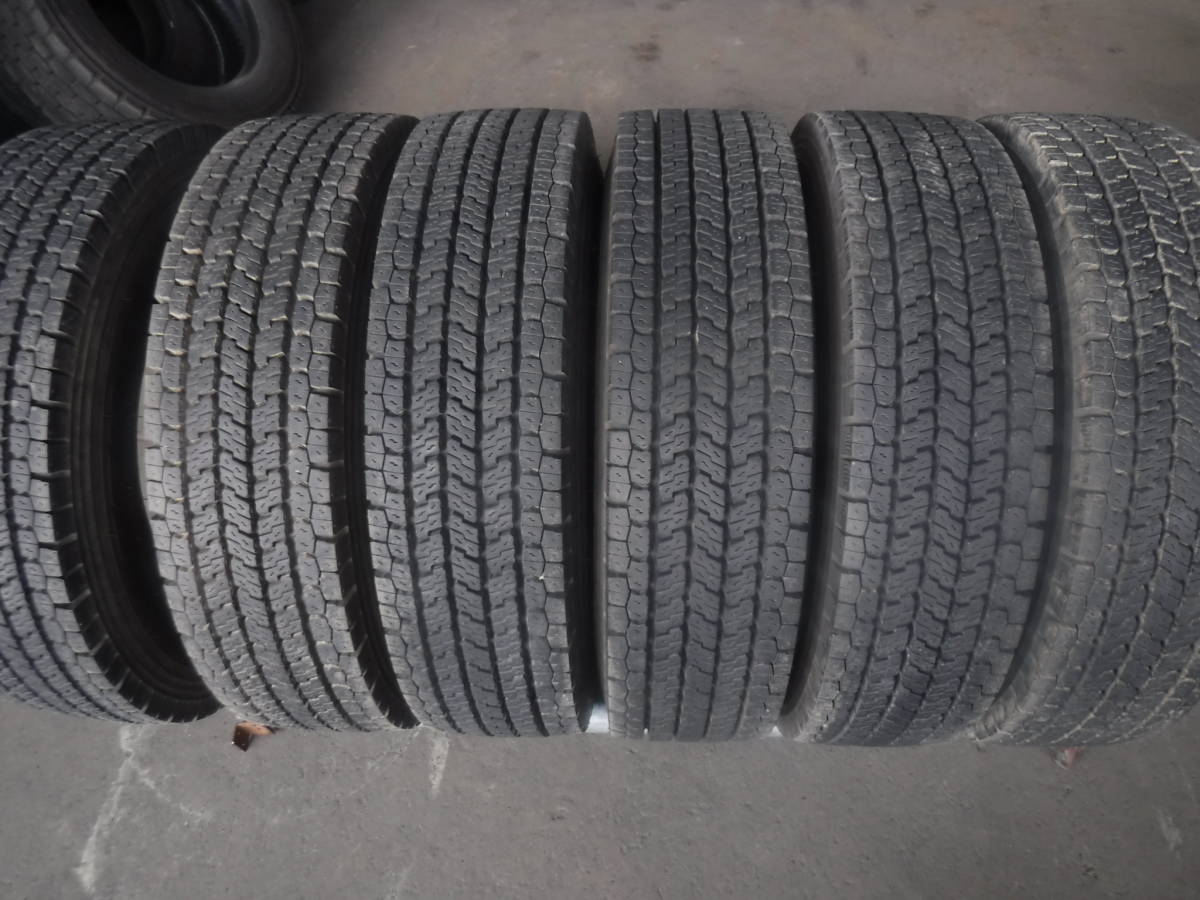 L2431 バリ山 残溝15ｍｍ スタッドレス 6本SET価格! 245/80R17.5 133/131J 冬タイヤ ヨコハマ 902ZE 245/80-17.5 245/80/17.5