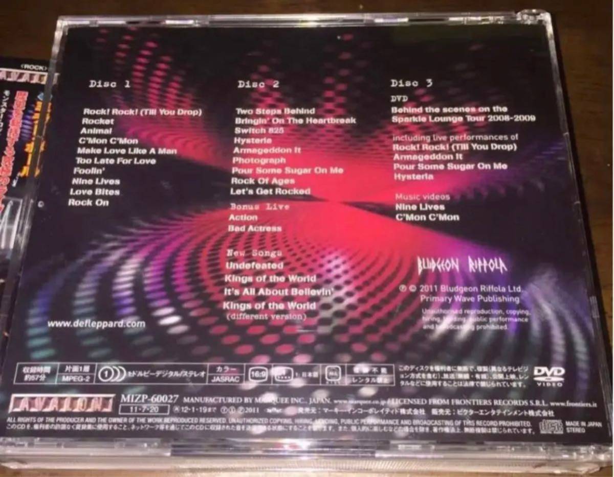 2CD+DVD DEF LEPPARD/MIRROR BALL - LIVE & MORE|Yahoo!フリマ(旧