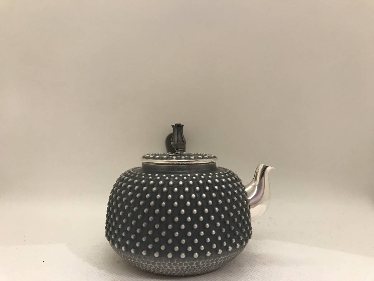 純銀製 霰打出 し急須 煎茶道具 | cprc.org.au
