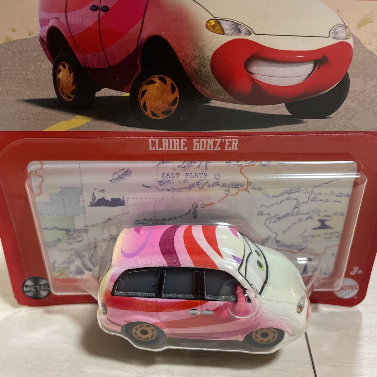 マテル カーズ CLAIRE GUNZ'ER CARS ON THE ROAD ピエロ クレア ガンザー MATTEL CARS ミニカー キャラクターカー サーカス団_画像3