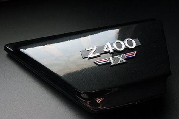 Z400 サイドカバー エンブレム E2 2枚セット Z400FX E1 E3(1) パーツ