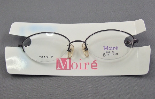 ◆ 在庫大処分！超得プライス！■ メガネフレーム ◆ Moire ★ 52□17-135 ◆ カラー : 10 G 7/ バイオレット系 ◆ T-AITAN ◆◆⑥_画像3