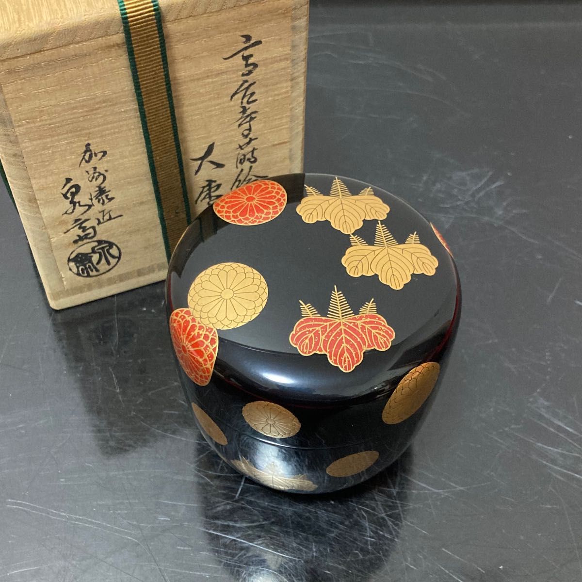 高台寺蒔絵大棗 茶道具懐石鵬雲斎坐忘斎淡々斎即中斎而妙斎七事式水屋