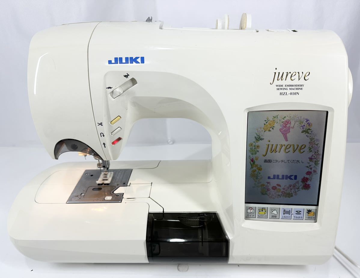新作グッ JUKIコンピューターミシン jureve 刺繍機セットhzl-010n 現状