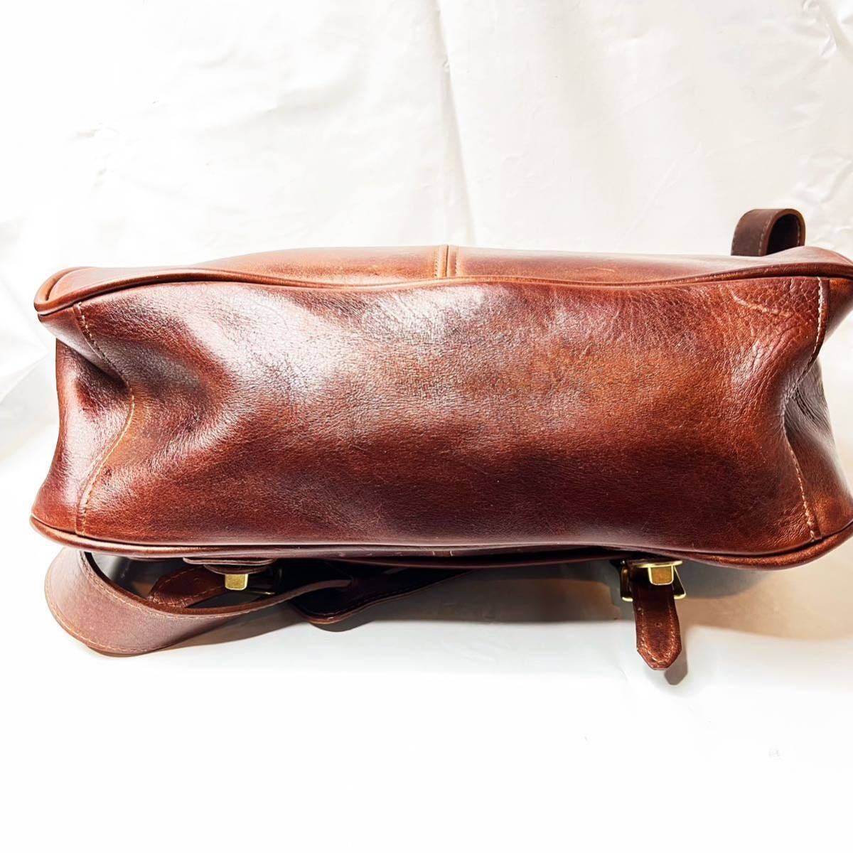 即決☆J.W.HULME ×brooks brothers☆別注 米国製 収納袋付き レザー