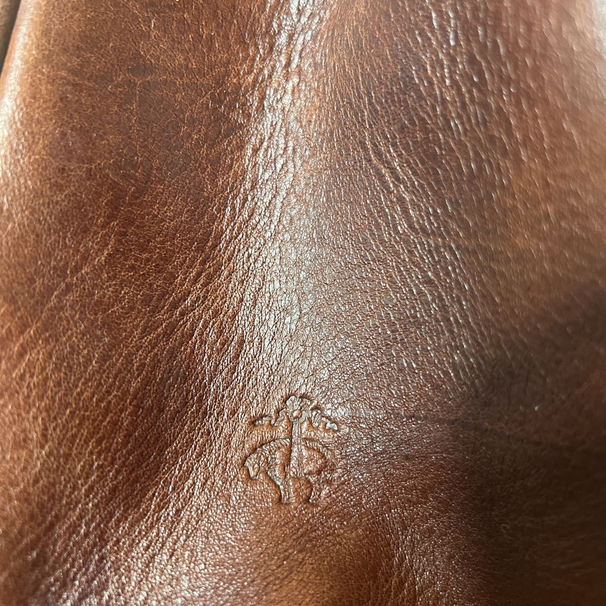 即決☆J.W.HULME ×brooks brothers☆別注 米国製 収納袋付き レザー