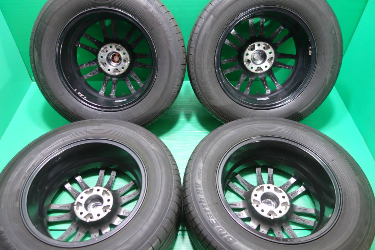 K1002-22 送料無料 215/65R16 夏タイヤ 4本セット YOKOHAMA BluEarth-RV 8分山 溝たっぷり SG-E アルファード ヴェルファイア_画像8