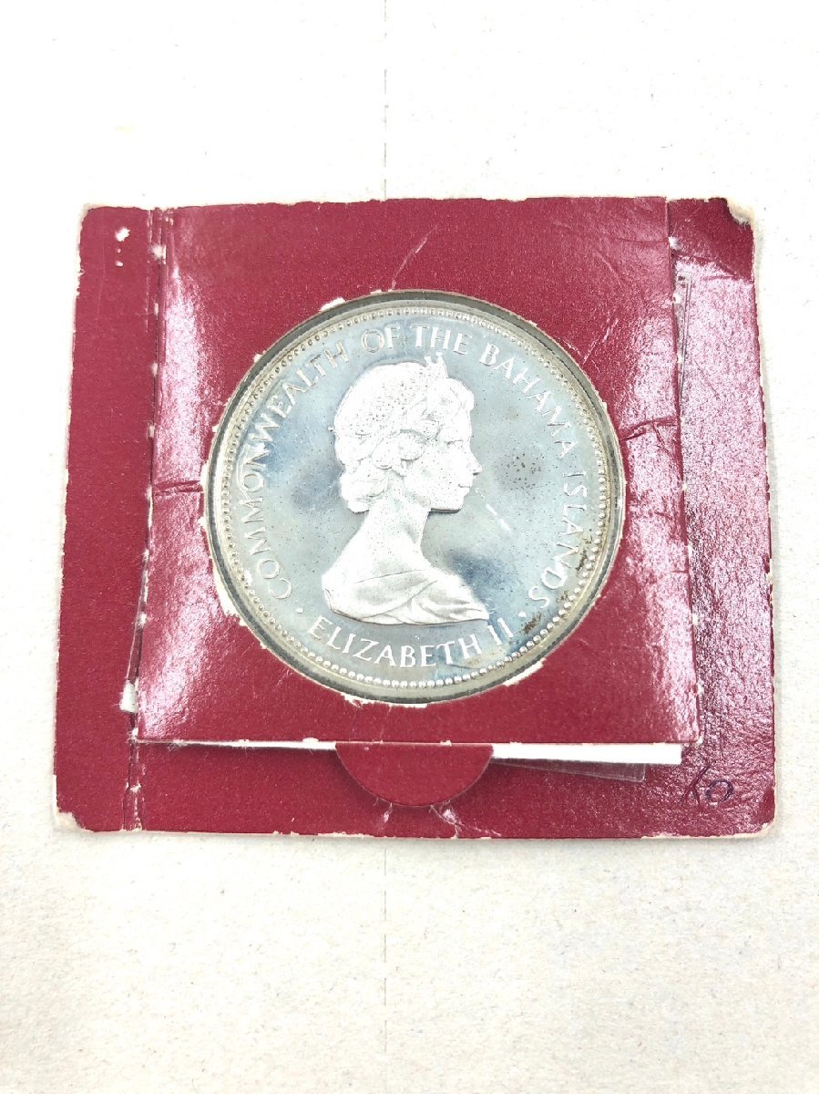 バハマ 1ドル銀貨 1966年 エリザベス2世 - 通販 - pfinox.com.br