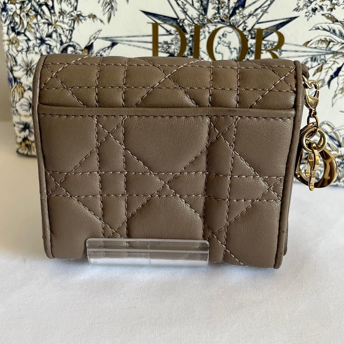 Christian Dior クリスチャンディオール 財布 ミニ グレー - 通販