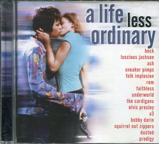 即買　CD盤サントラ　A Life Less Ordinary：普通じゃない 　べック、REM、プロディジー、アッシュ、フェイスレス、アラバマ３他全15曲収録_画像1