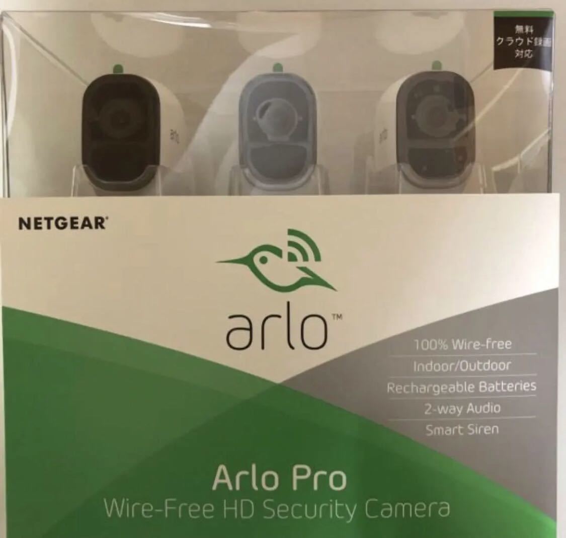 超ポイント祭?期間限定】 ネットワークカメラ Pro Arlo ワイヤレス 未