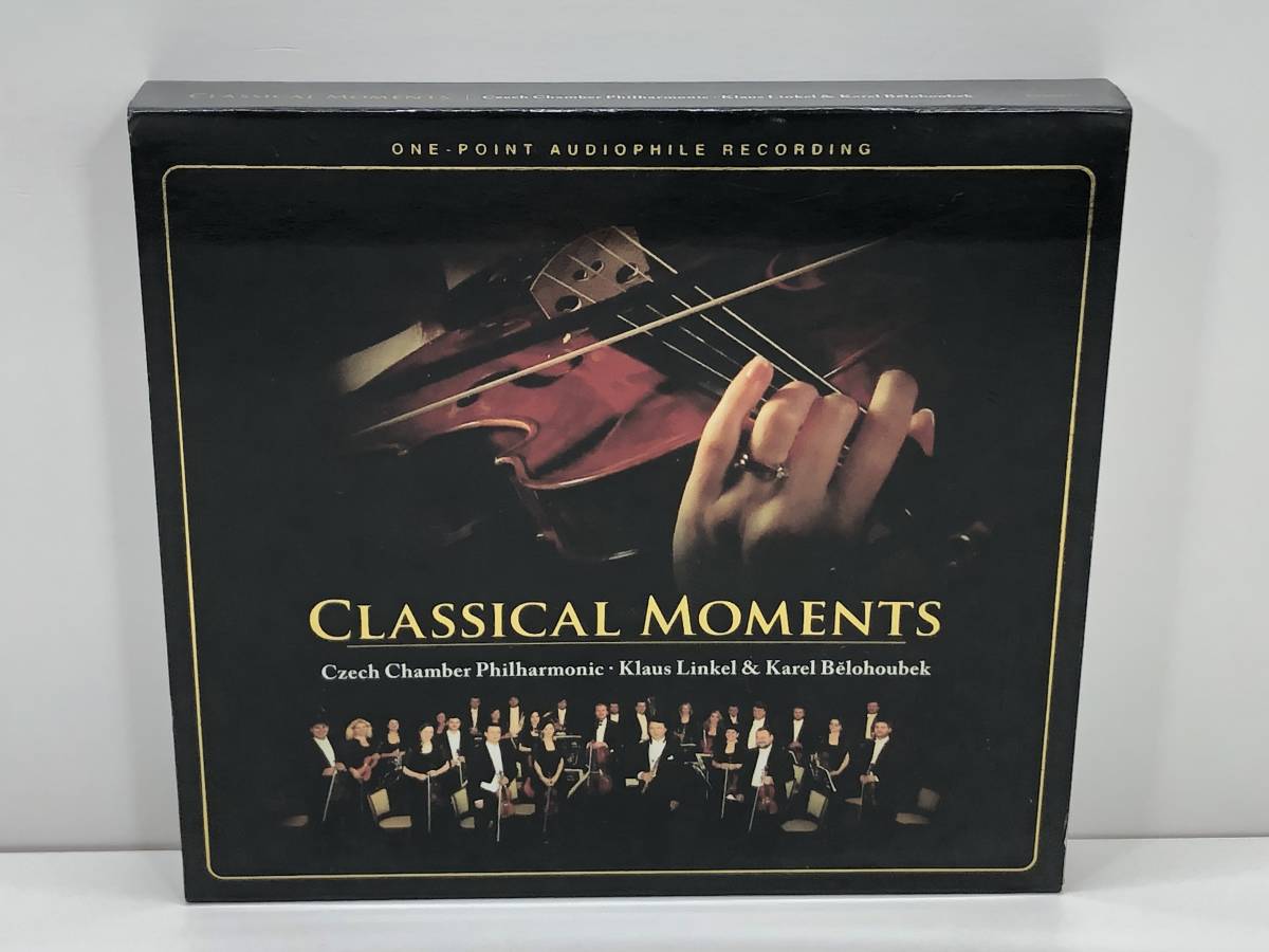 【中古CD】レア海外盤2CD CLASSICAL MOMENTS／Czech Chamber Philharmonic・Klaus Linkel＆Karel Belohoubek　(管-A-278)_画像1