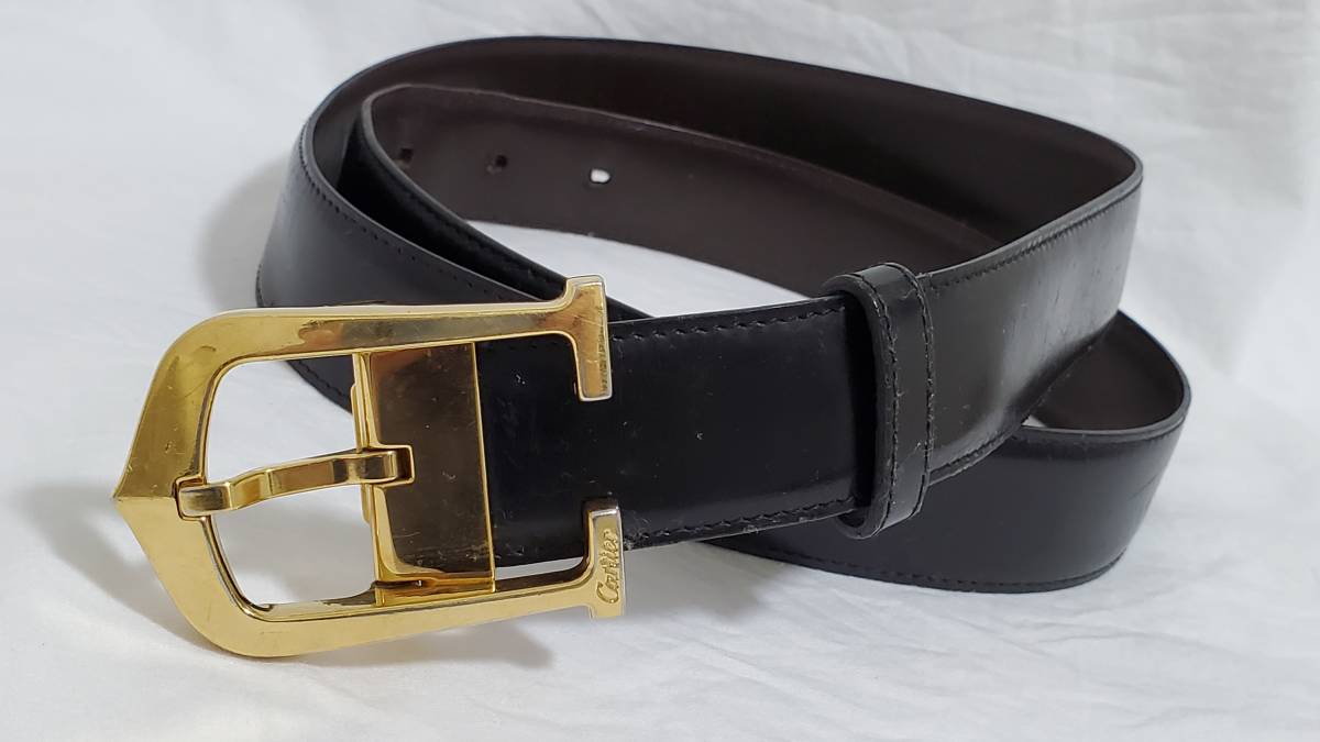 正規 カルティエCartier アルディロン ロングCロゴバックル