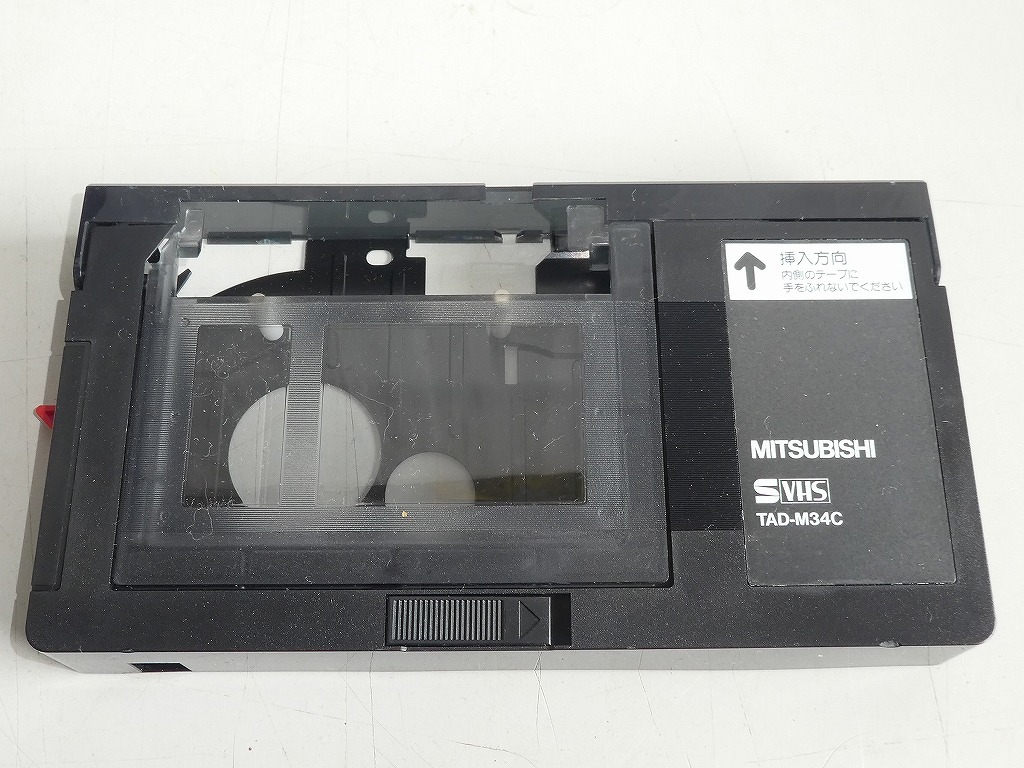 ●MITSUBISHI TAD-M34C SVHS VHS カセットアダプター●の画像1