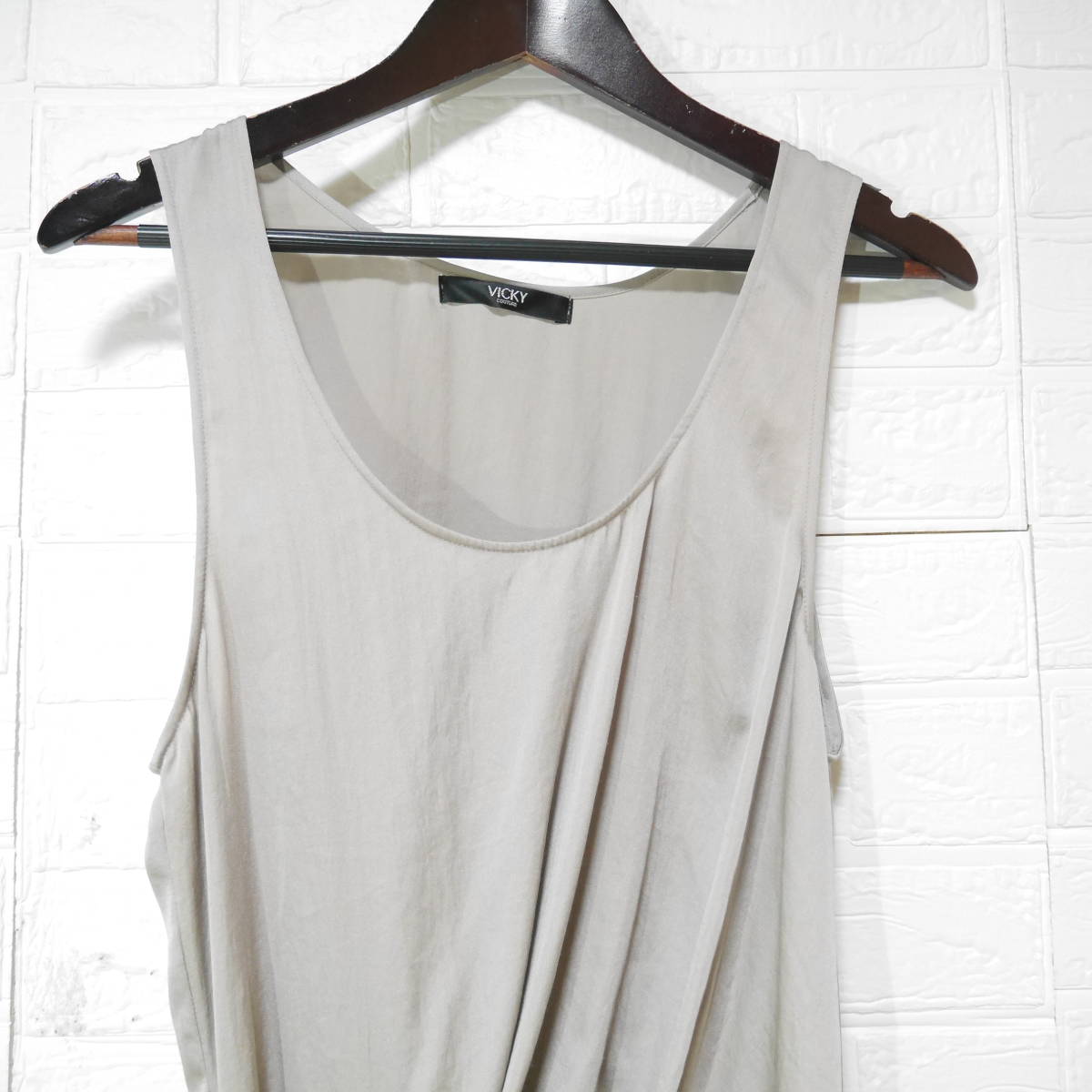 A627 * VICKY COUTURE | Vicky kchu-ru One-piece gray used size 1