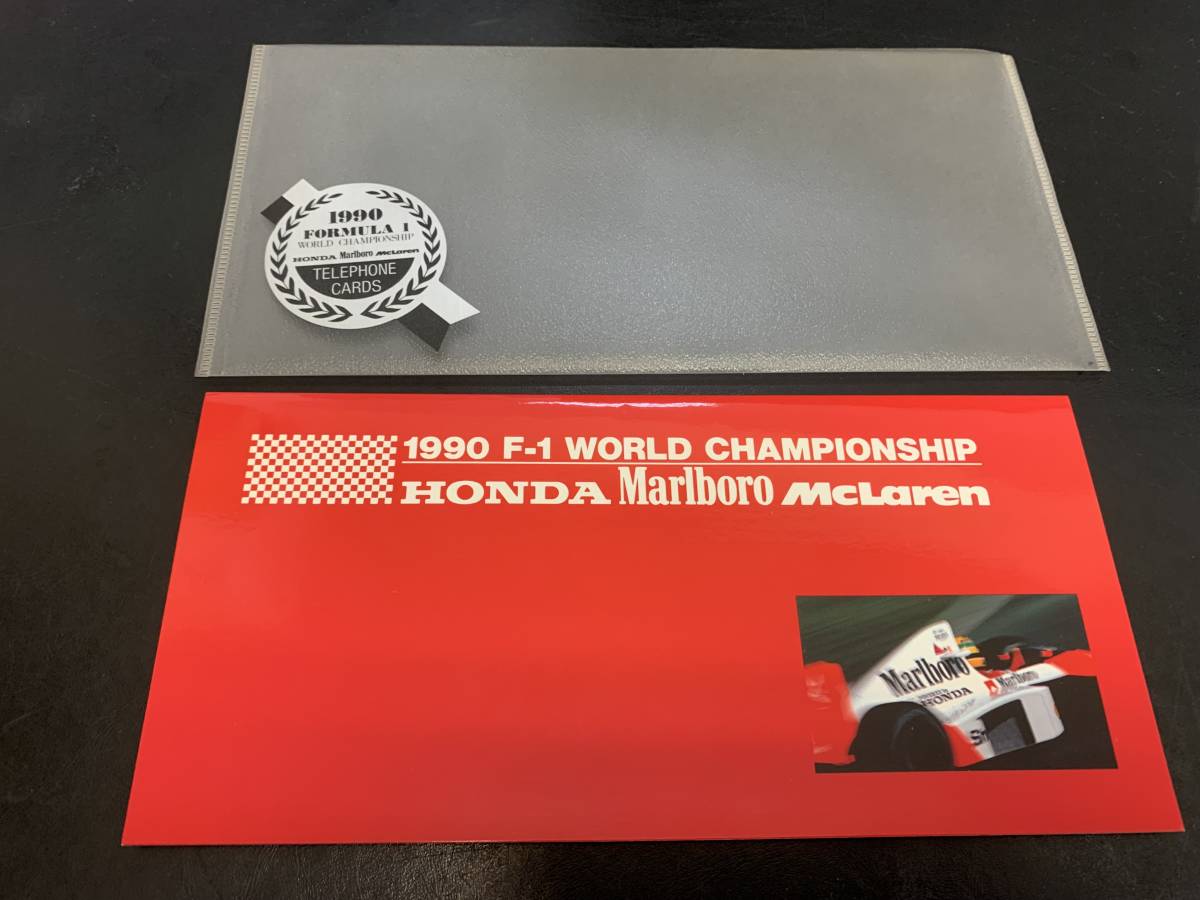  не использовался телефонная карточка Honda McLAREN Ayrton Senna be Люгер 1990 F-1 WORLD CHAMPIONSHIP HONDA MARLBORO MCLAREN