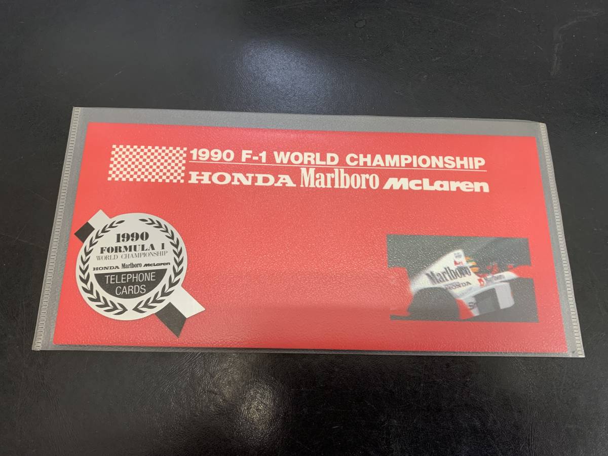  не использовался телефонная карточка Honda McLAREN Ayrton Senna be Люгер 1990 F-1 WORLD CHAMPIONSHIP HONDA MARLBORO MCLAREN