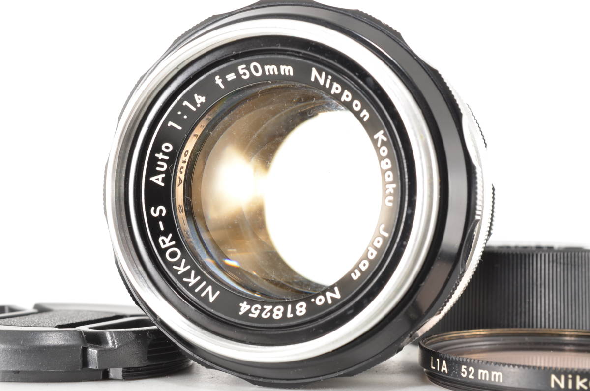 ニコン Nikon NIKKOR-S Auto 50mm f1.4 Non Ai Lens #2252 【付属品多数】_画像1