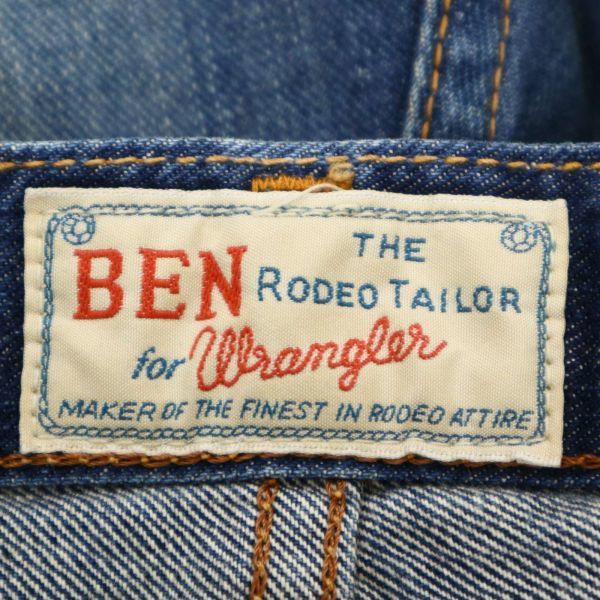 BEN THE RODEO TAILOR Wrangler ラングラー メンズビギ S0019 加工★ アンクル デニムパンツ ジーンズ Sz.30 メンズ 日本製 C3B01622_4#Pの画像8