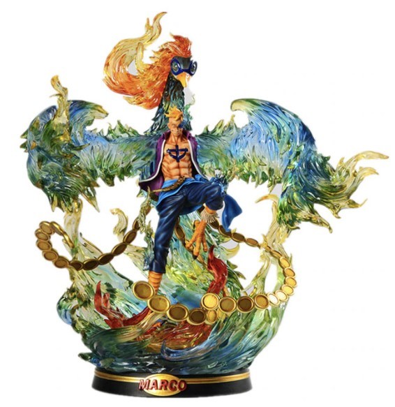 【新品・在庫処分】 ワンピース ONE PIECE フィギュア 不死鳥 マルコ Marco 44cm 箱あり 7221