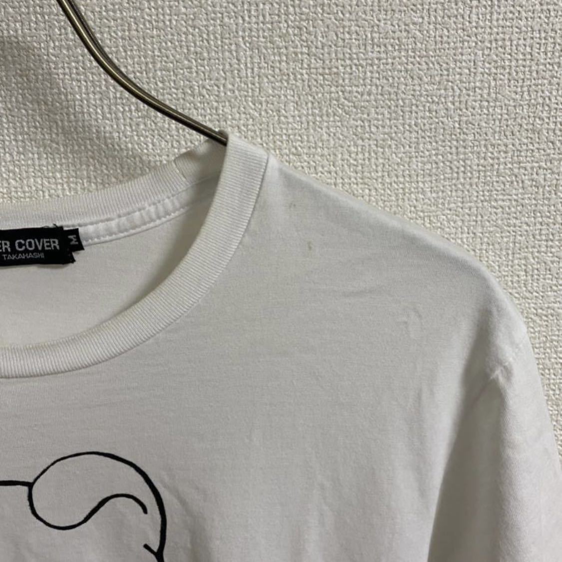 アンダーカバー UNDERCOVER 目隠し ベアー Tシャツ 白×黒 メンズ アンダーカバー UNDERCOVER 目隠し ベアー Tシャツ 白×黒 メンズ