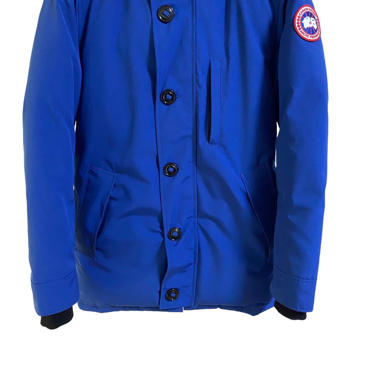 【カナダグース CANADA GOOSE ジャスパー JASPER pacific blue 68F8490 パシフィック ブルー メンズS/P 極美品 ダウンジャケット 希少色】