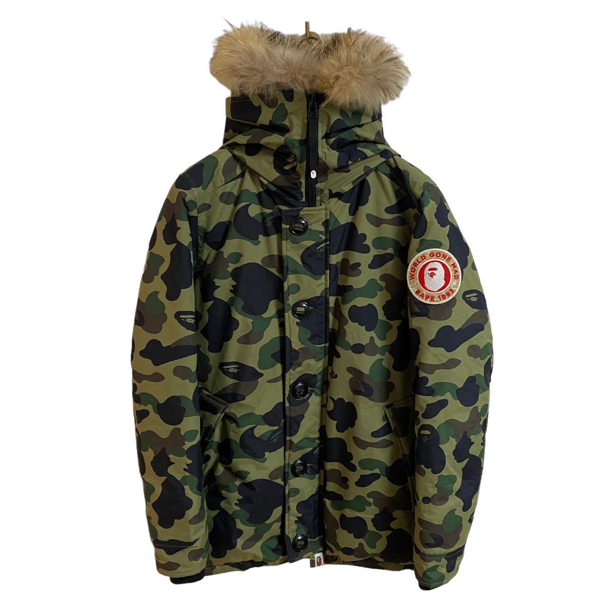 A BATHING APE 1st camo 2017AW ダウンジャケット コート カモフラ