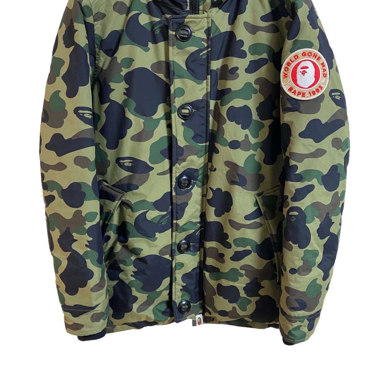 A BATHING APE 1st camo 2017AW ダウンジャケット コート カモフラ