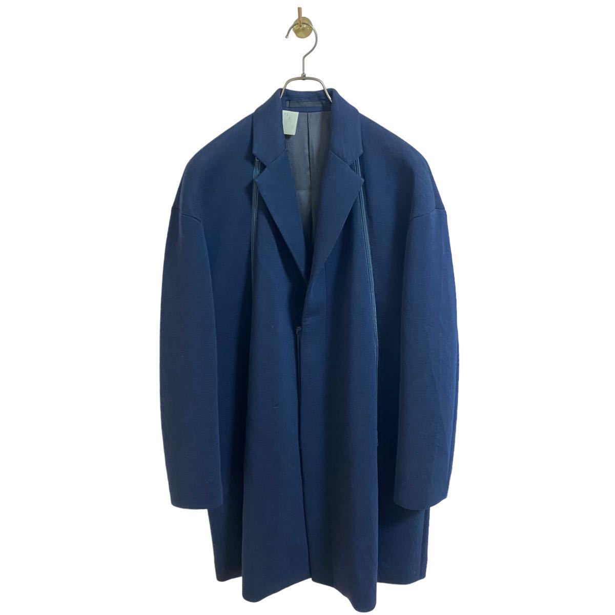 【エヌハリウッド N.HOOLYWOOD 16AW 止水ジップ ファスナー チェスターコート ビッグシルエット 38 サンプル品 ミスターハリウッド】